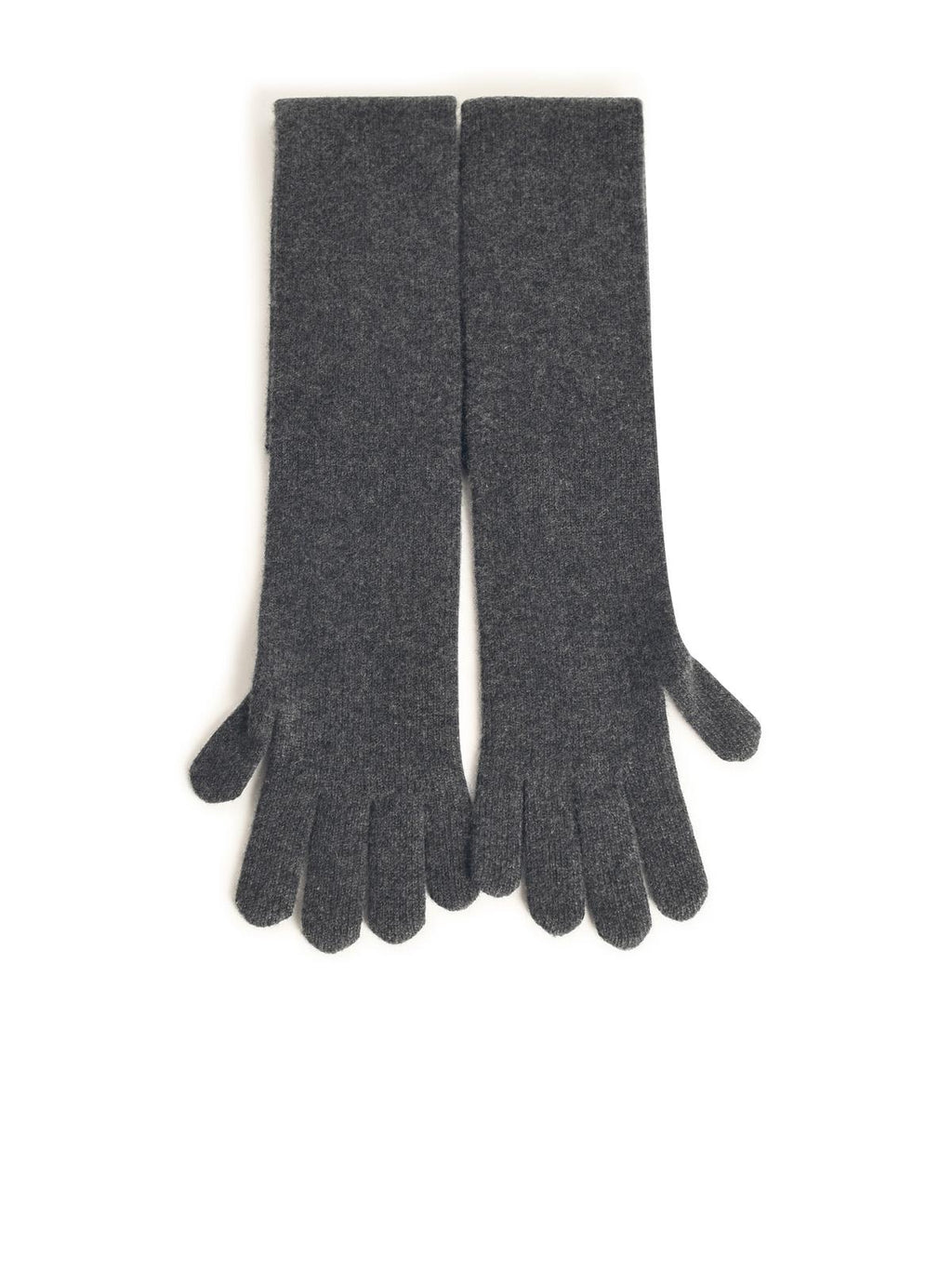 Max Mara 'Timor' Grey Cashmere Gloves Women