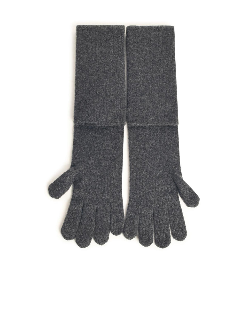 Max Mara 'Timor' Grey Cashmere Gloves Women