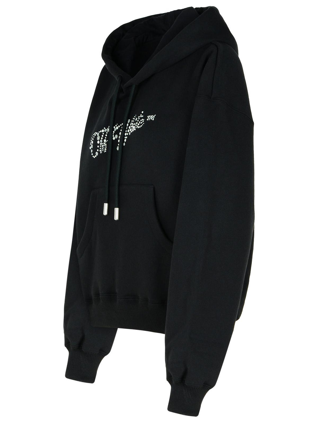 Off-White Black Cotton Sweatshirt Women