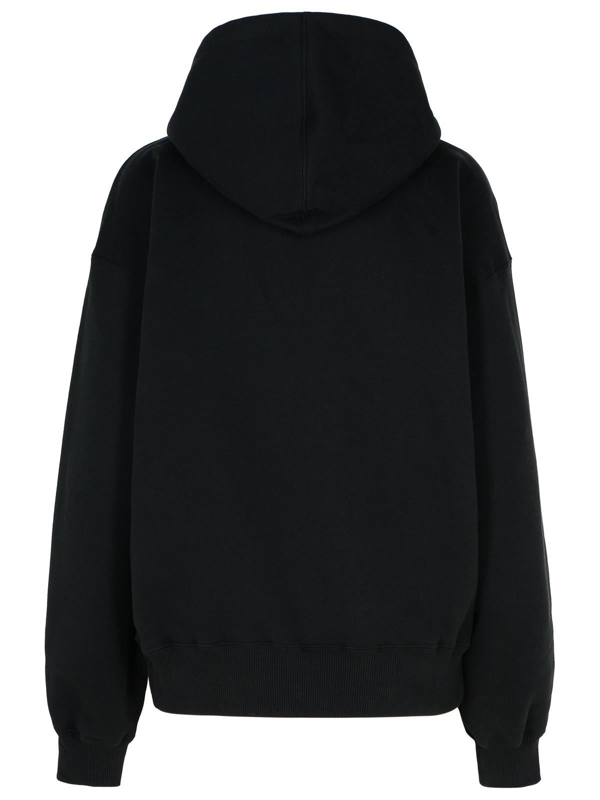 Off-White Black Cotton Sweatshirt Women