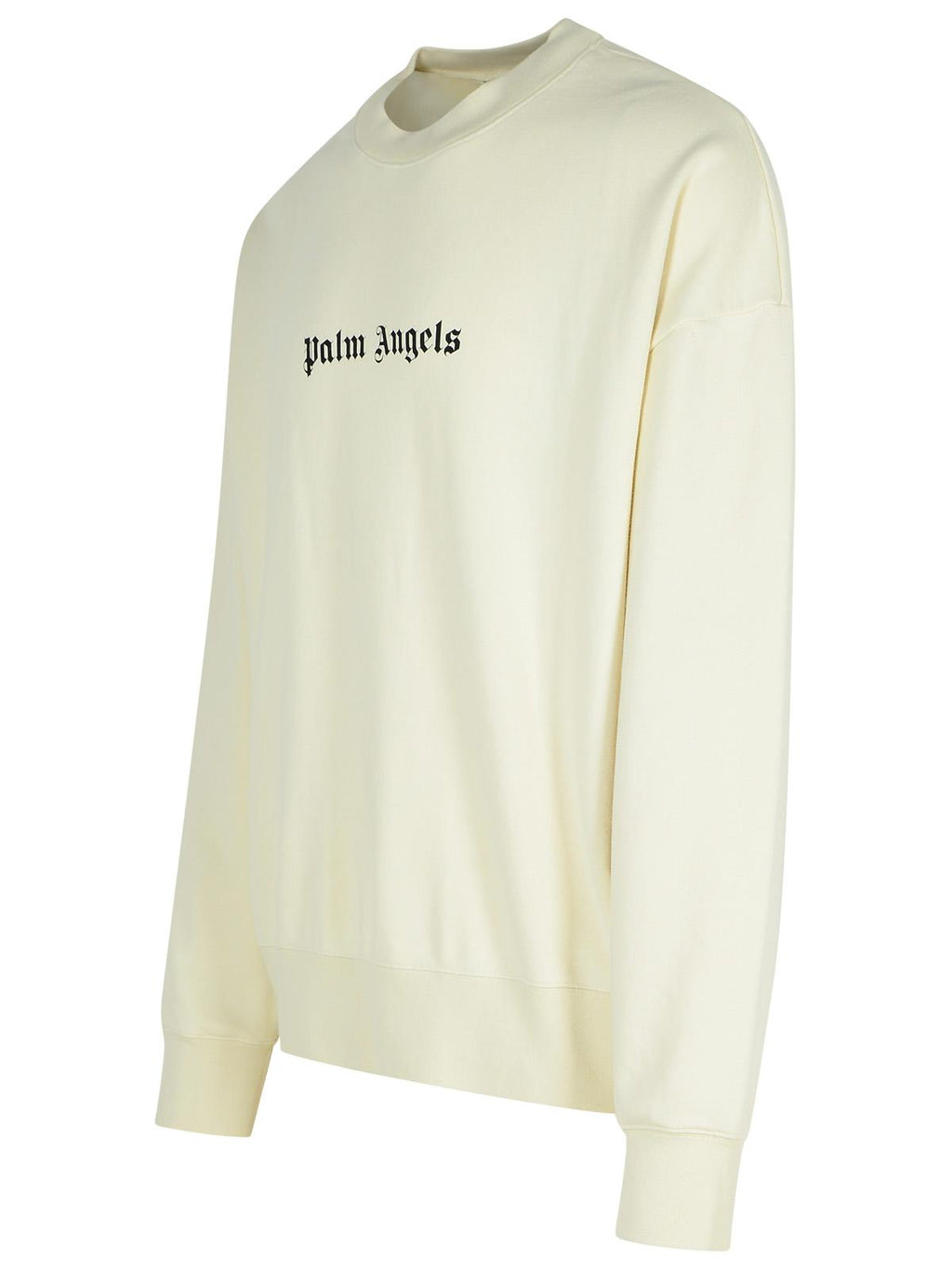Palm Angels Cream Cotton Sweatshirt Men