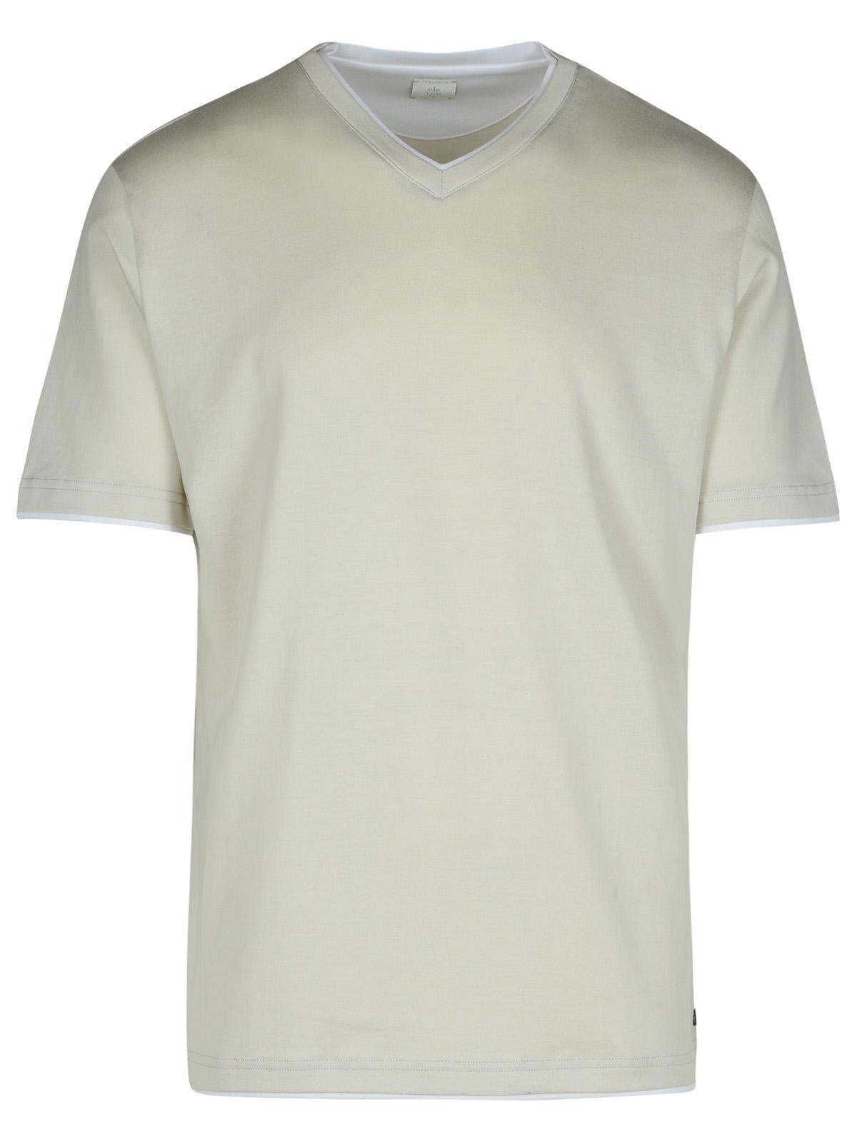 Eleventy Gray Cotton T-Shirt Men