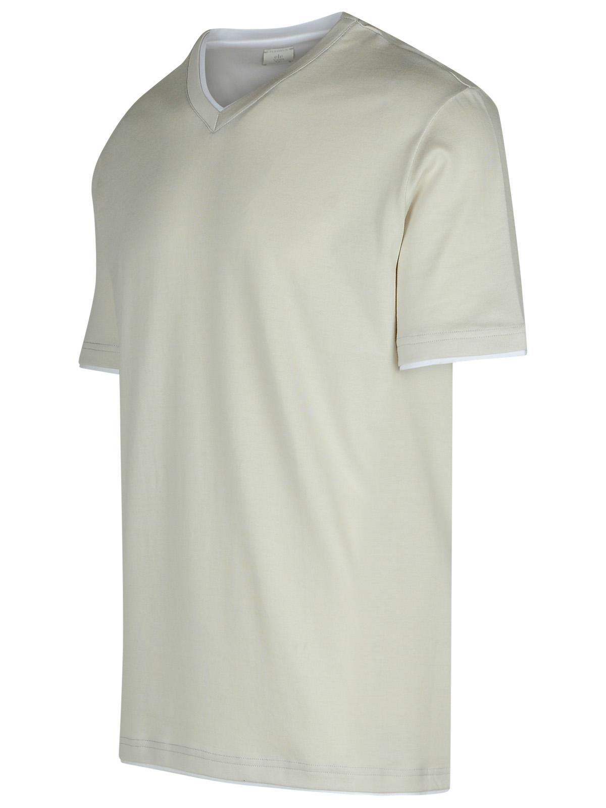 Eleventy Gray Cotton T-Shirt Men