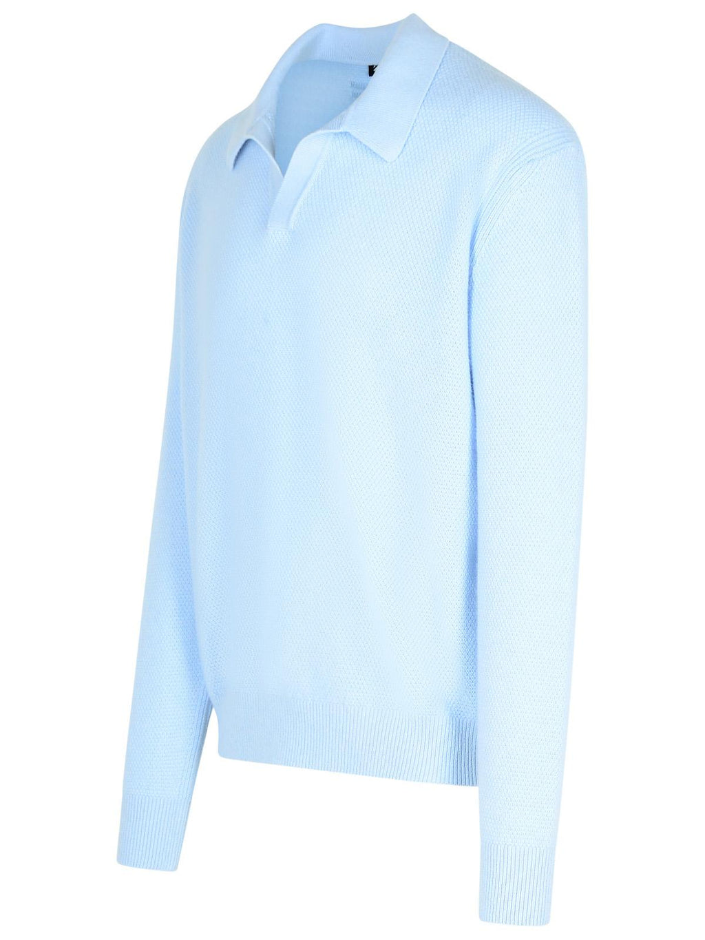Zegna Light Blue Cashmere Sweater Men