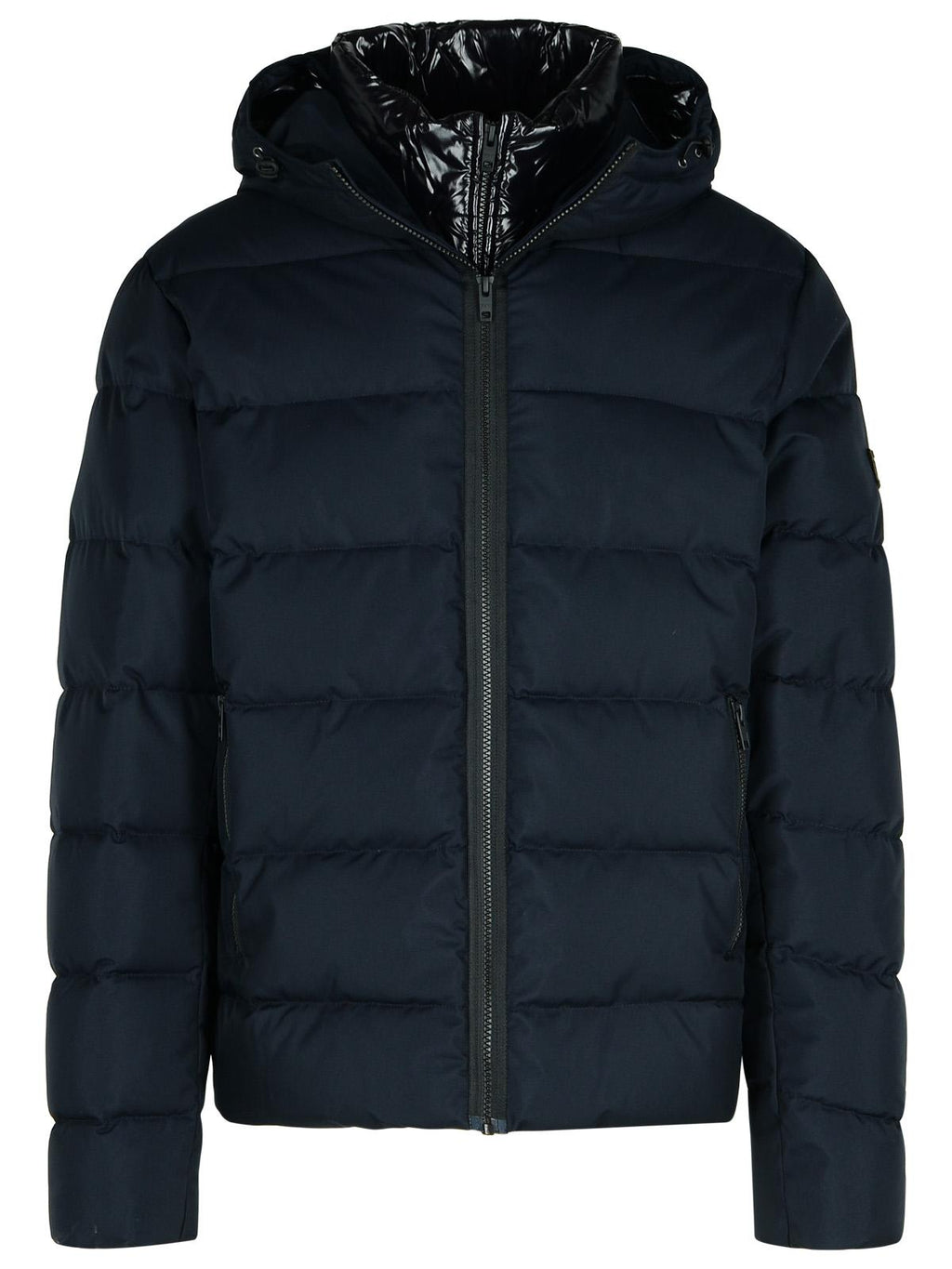 Fay Blue Polyester Down Jacket Men