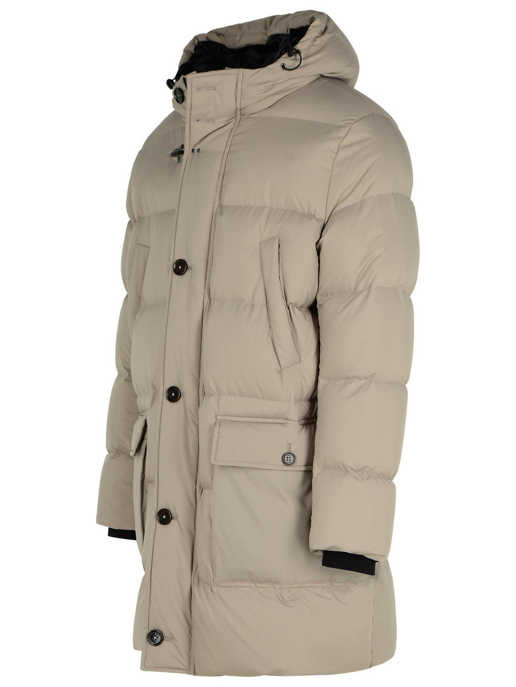 Fay Beige Polyester Down Jacket Men
