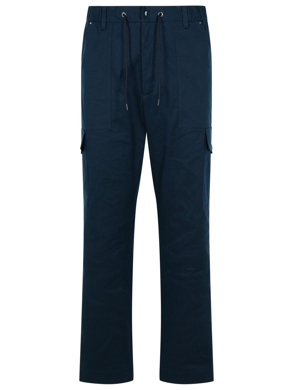 Moncler 'Cargo' Navy Cotton Pants Men
