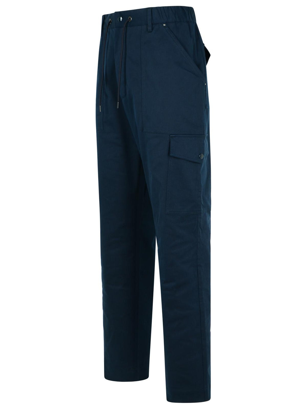 Moncler 'Cargo' Navy Cotton Pants Men