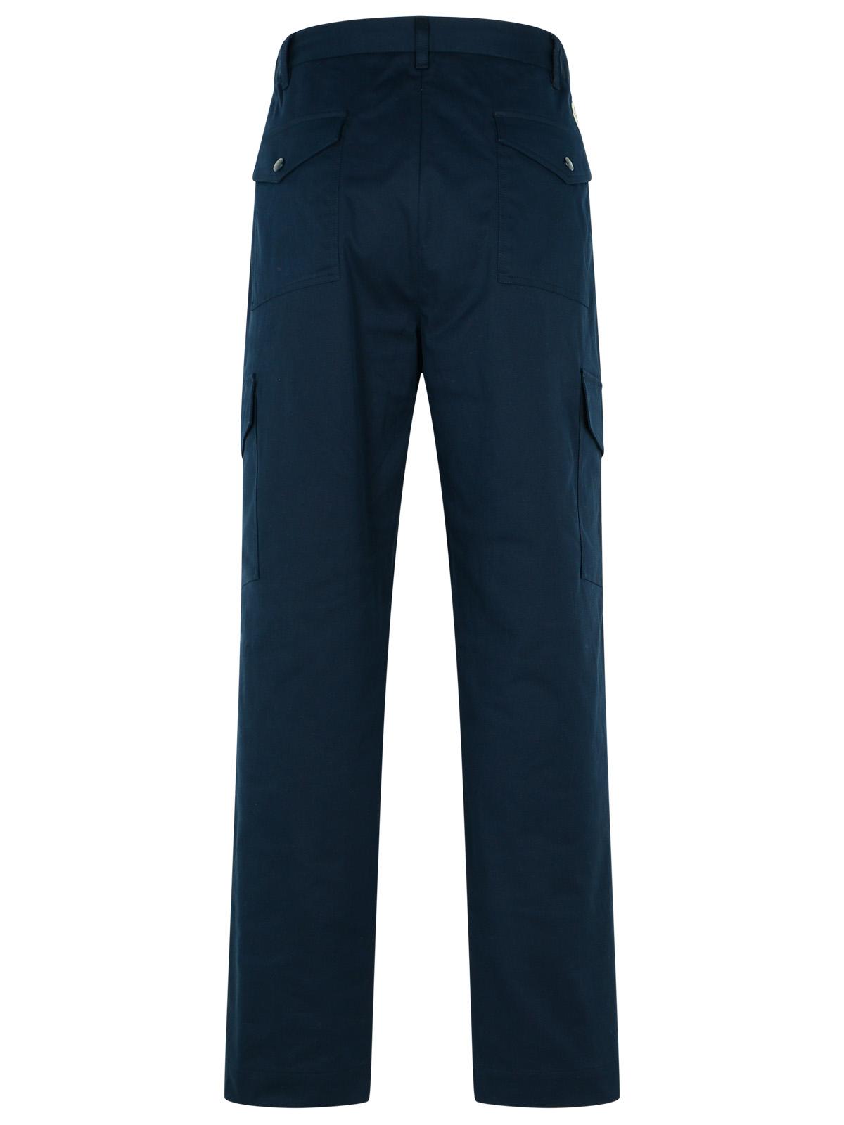 Moncler 'Cargo' Navy Cotton Pants Men