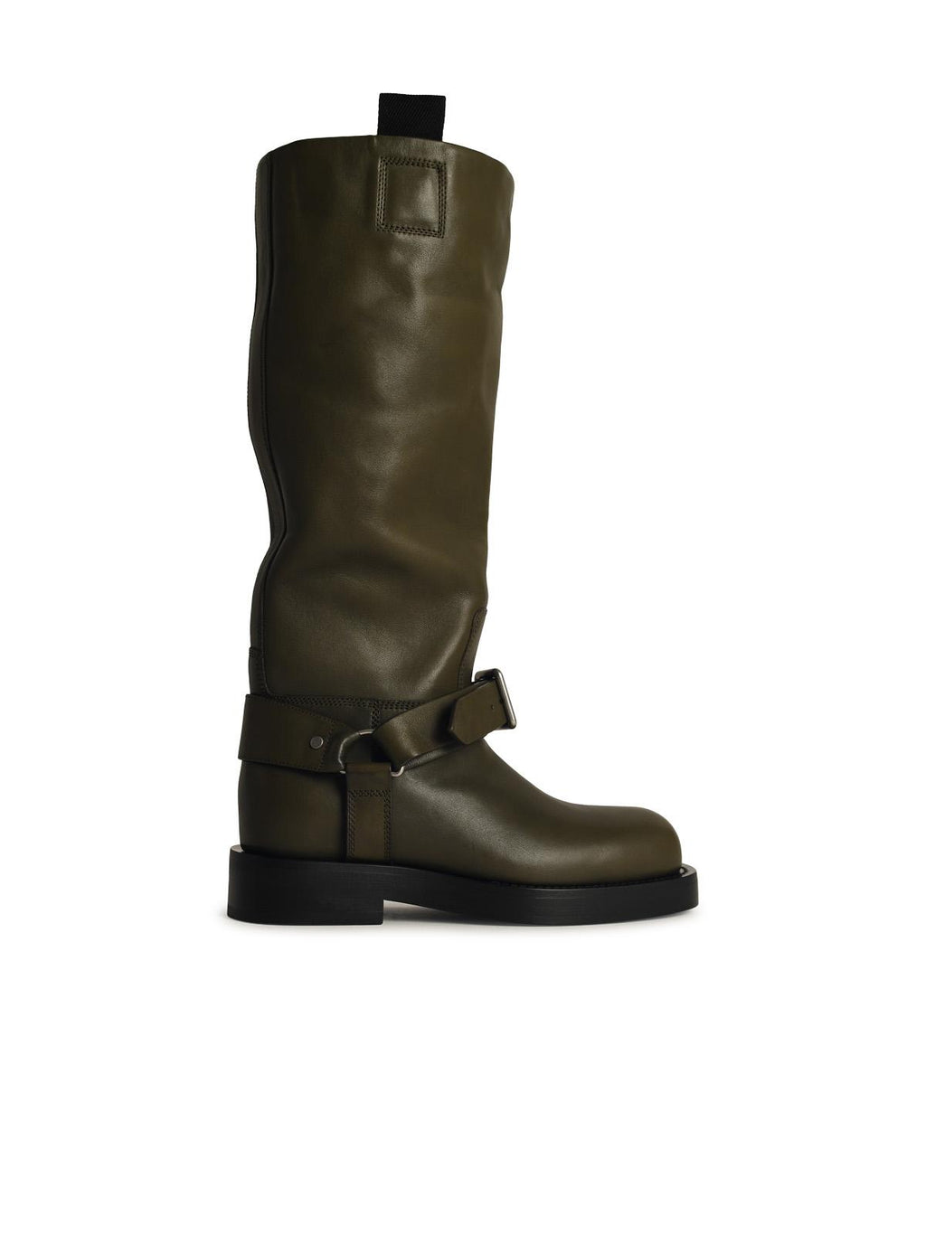 Burberry Green Leather Boots Women