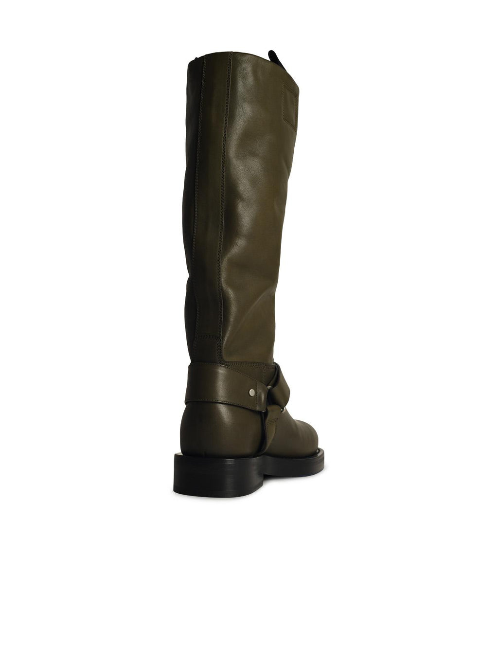 Burberry Green Leather Boots Women