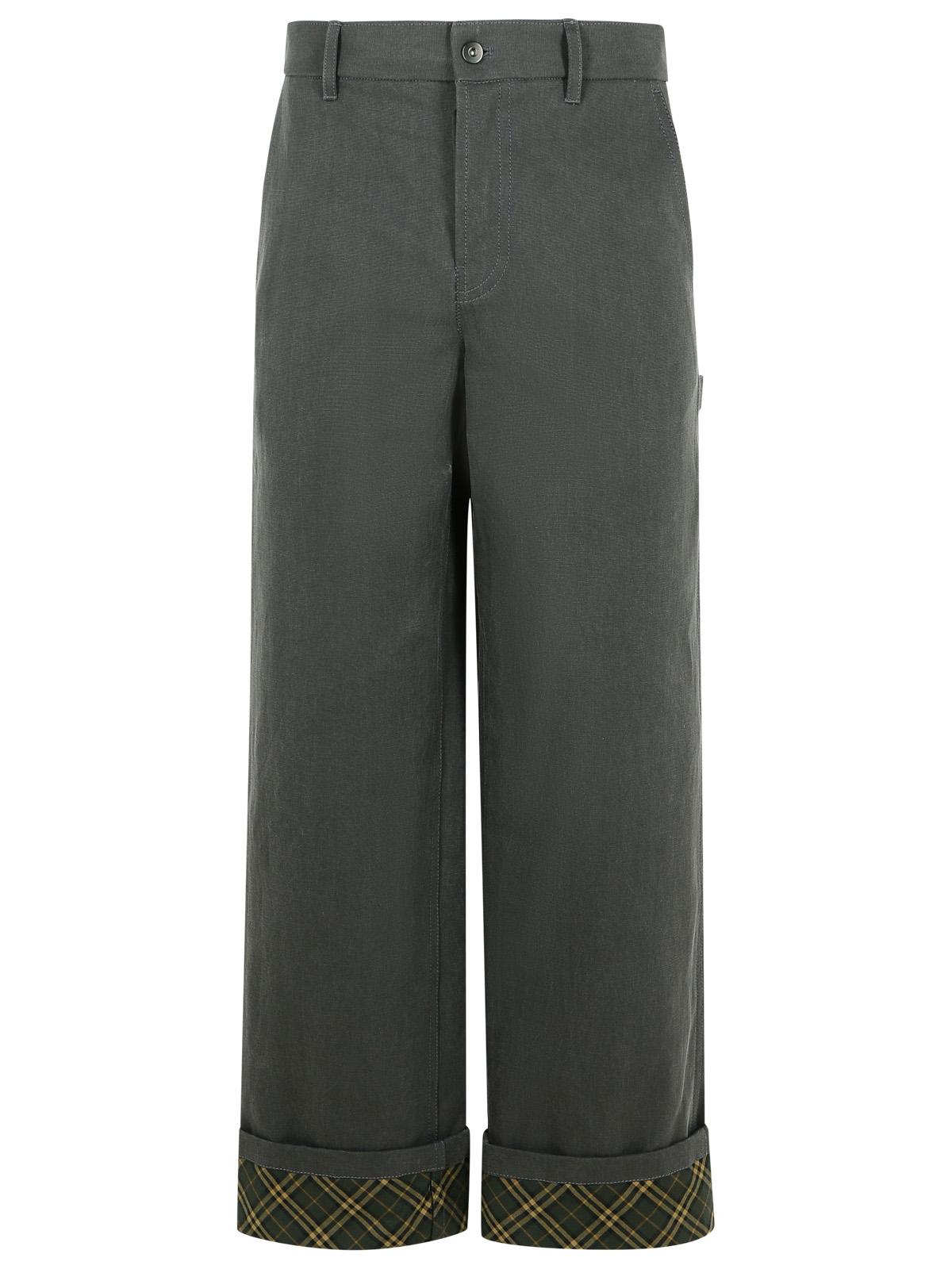 Burberry Black Cotton Jeans Men