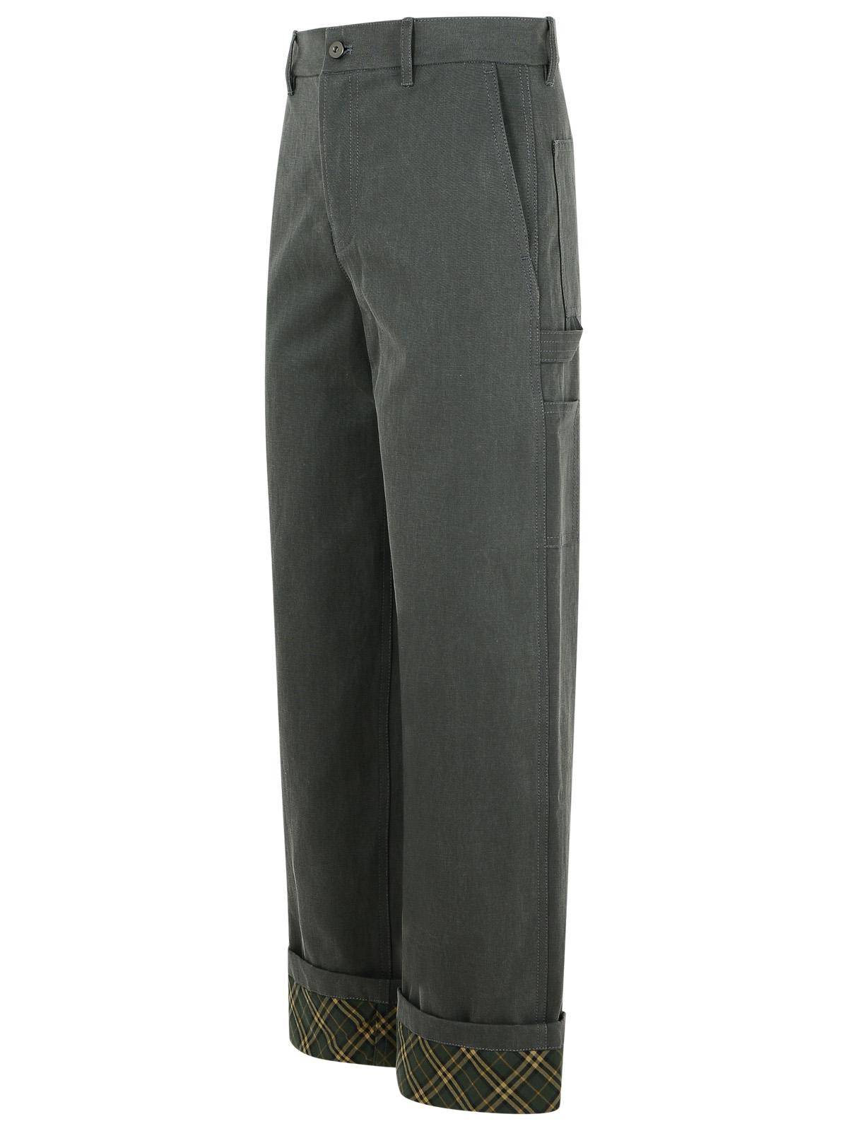 Burberry Black Cotton Jeans Men