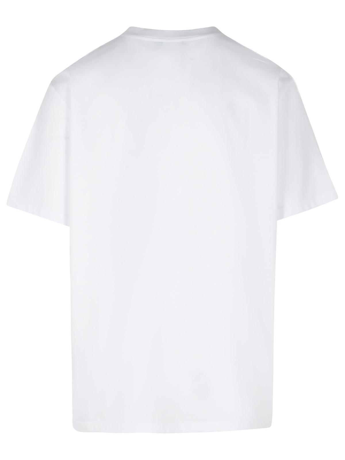 Balmain White Cotton T-Shirt Men