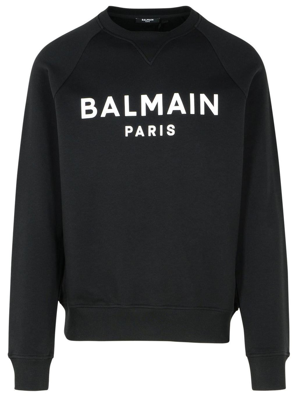 Balmain Black Cotton Sweatshirt Men