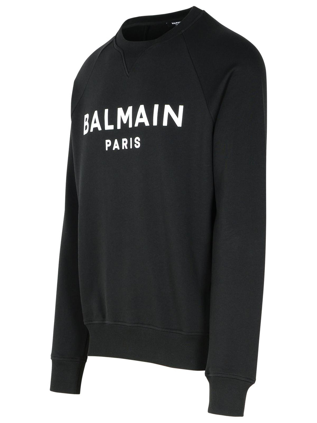 Balmain Black Cotton Sweatshirt Men
