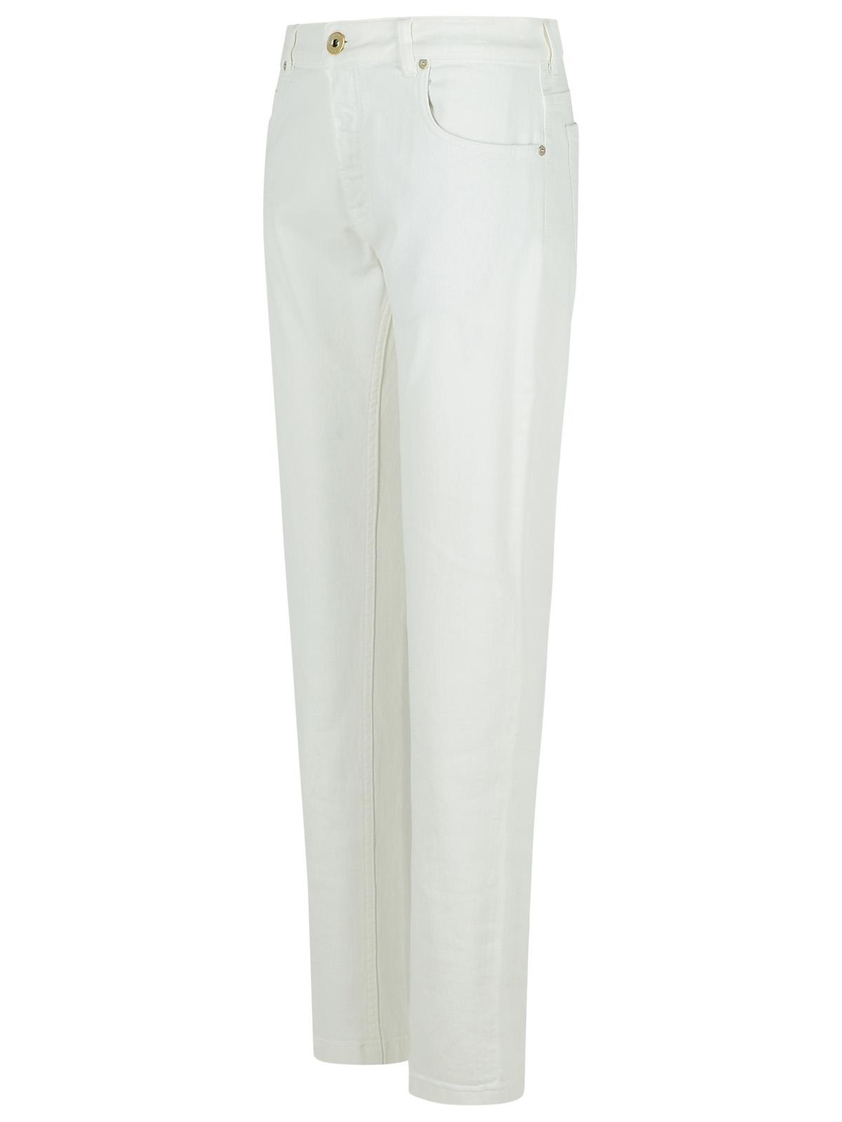 Eleventy White Cotton Pants Men