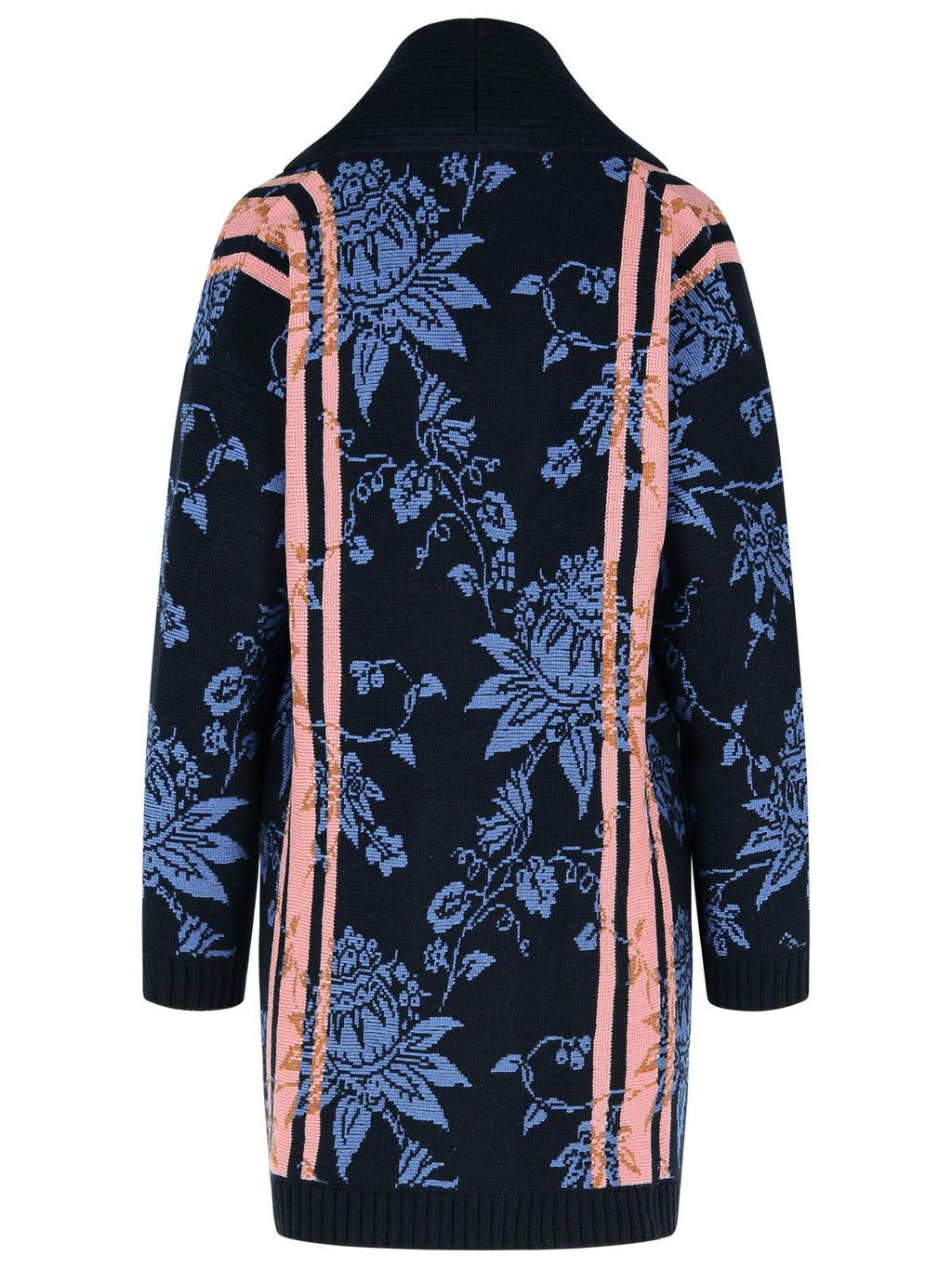 Etro Blue Wool Blend Cardigan Women