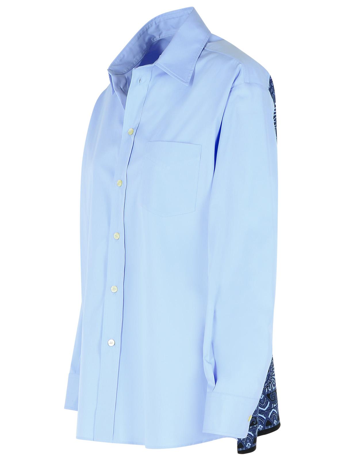 Etro Blue Cotton Shirt Women