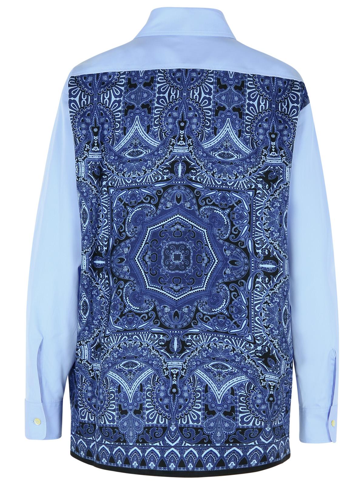 Etro Blue Cotton Shirt Women