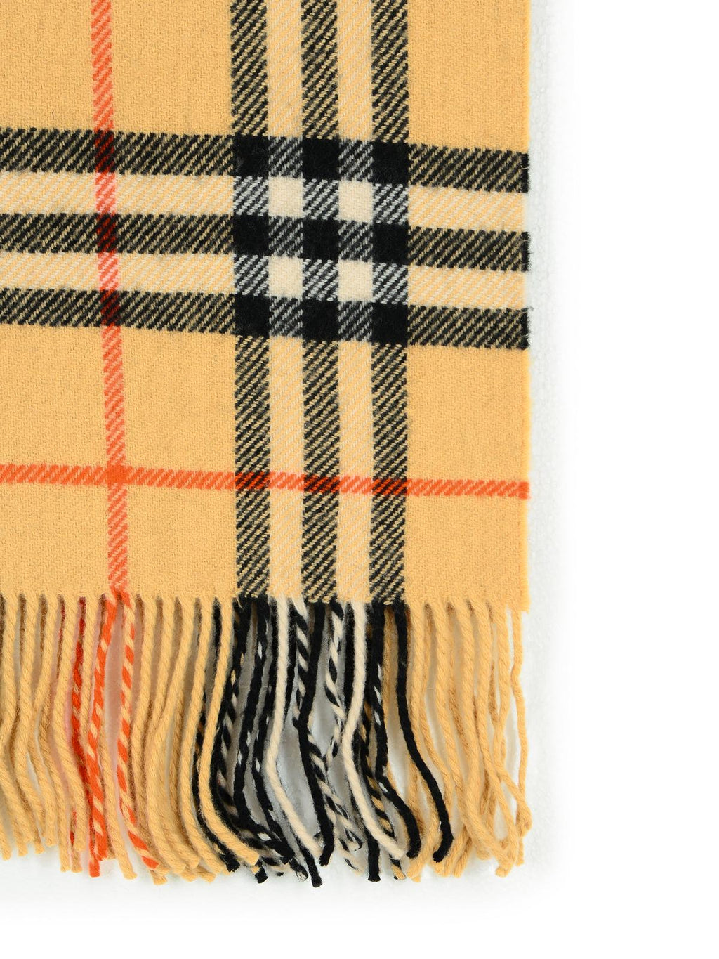 Burberry 'Check' Beige Cashmere Blend Blanket Men