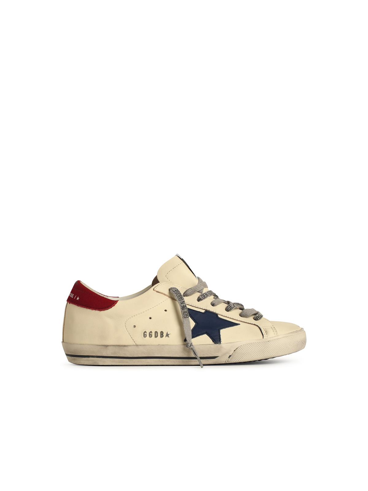 Golden Goose White Leather Snekaer Men
