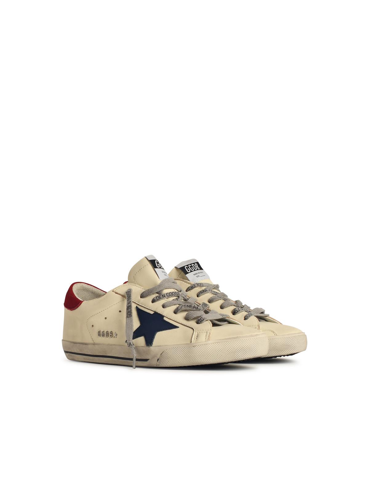 Golden Goose White Leather Snekaer Men