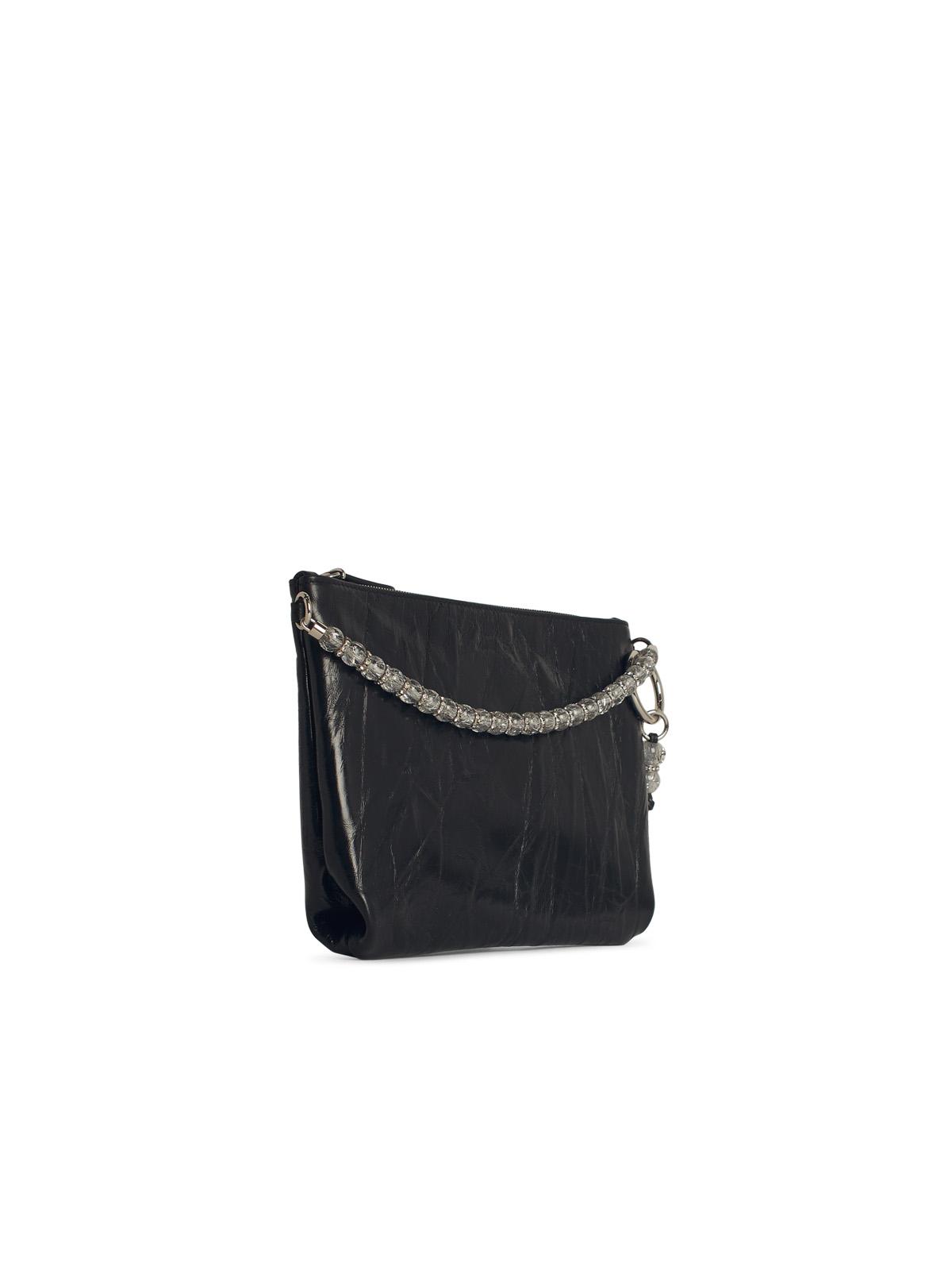 Jimmy Choo 'Callie' Black Leather Bag Women