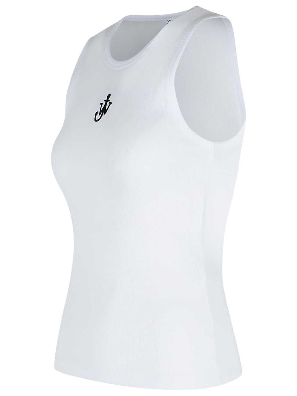 Jw Anderson 'Anchor' White Cotton Tank Top Women