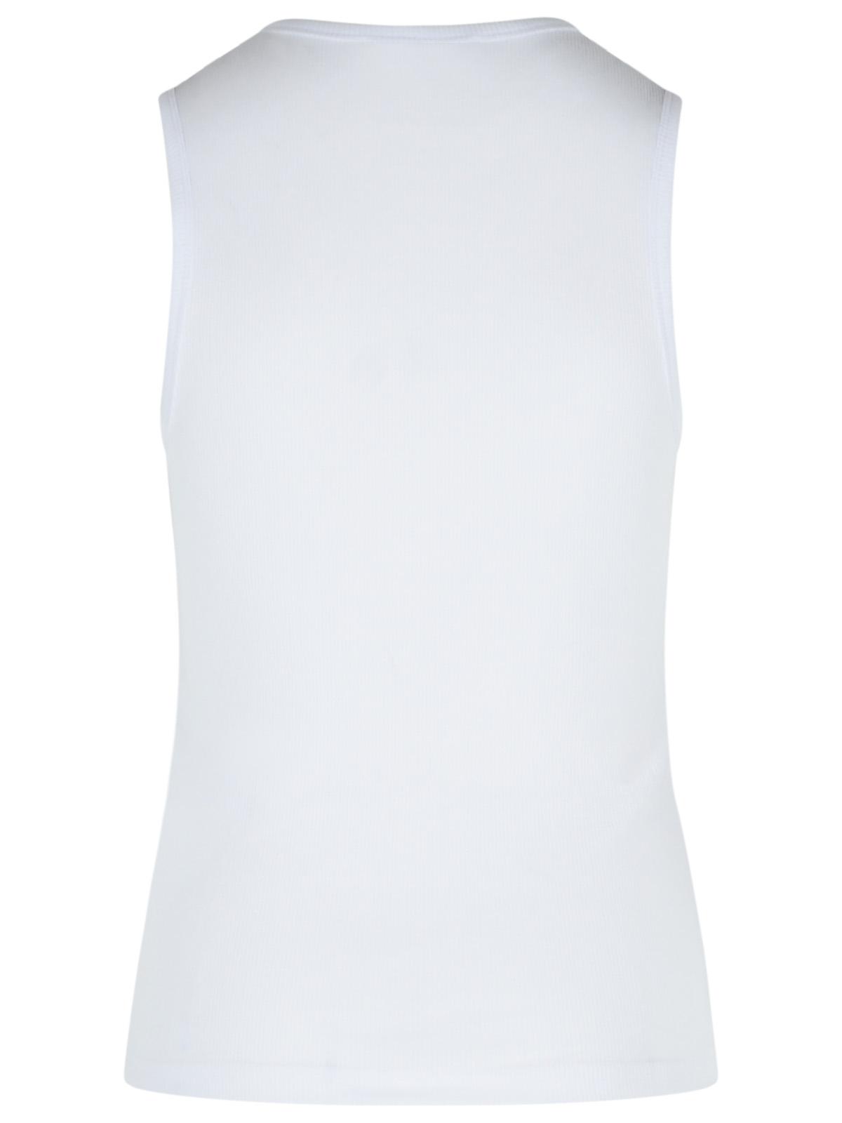 Jw Anderson 'Anchor' White Cotton Tank Top Women