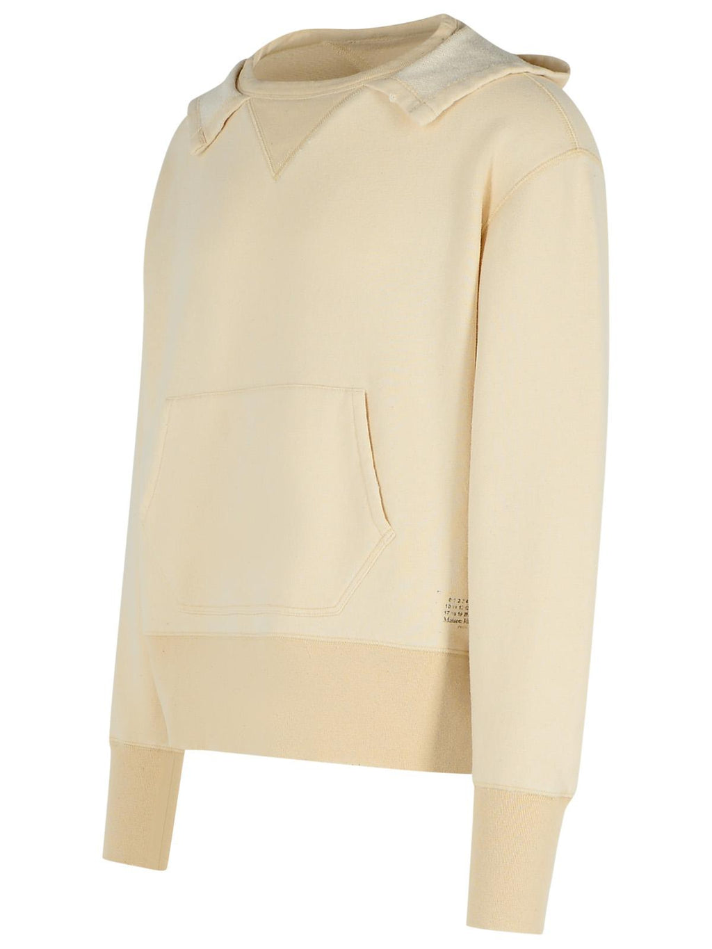 Maison Margiela 'Pilling' Cream Cotton Sweater Men