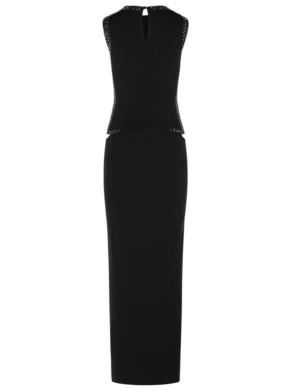 The Attico Dress In Black Acetate Blend Women
