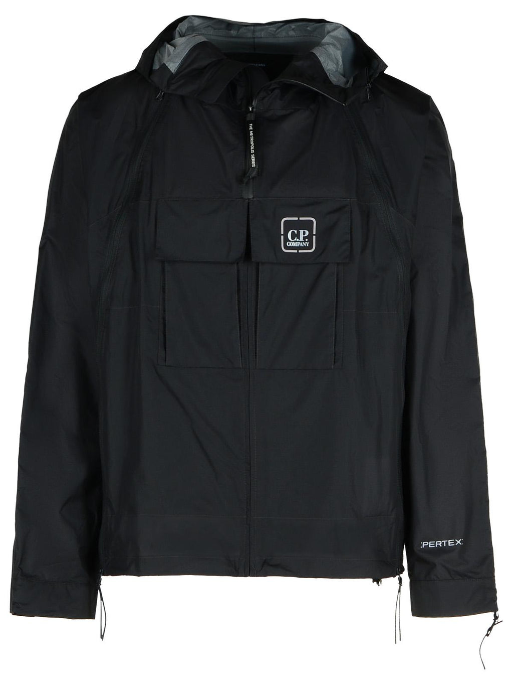 C.P. Company 'Metropoli' Black Polyamide Jacket Men