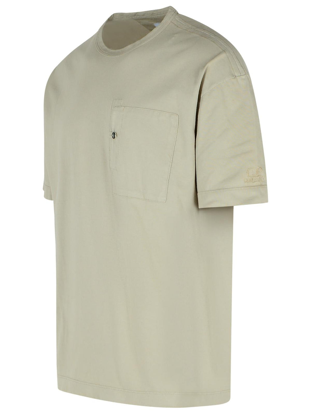 C.P. Company Beige Cotton T-Shirt Men