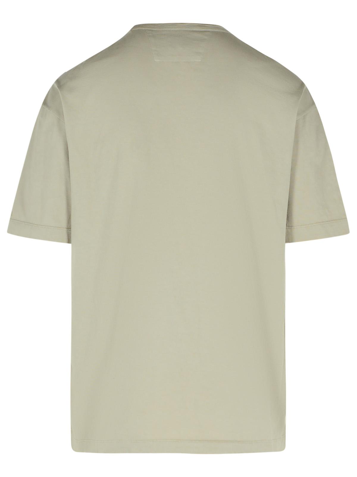 C.P. Company Beige Cotton T-Shirt Men