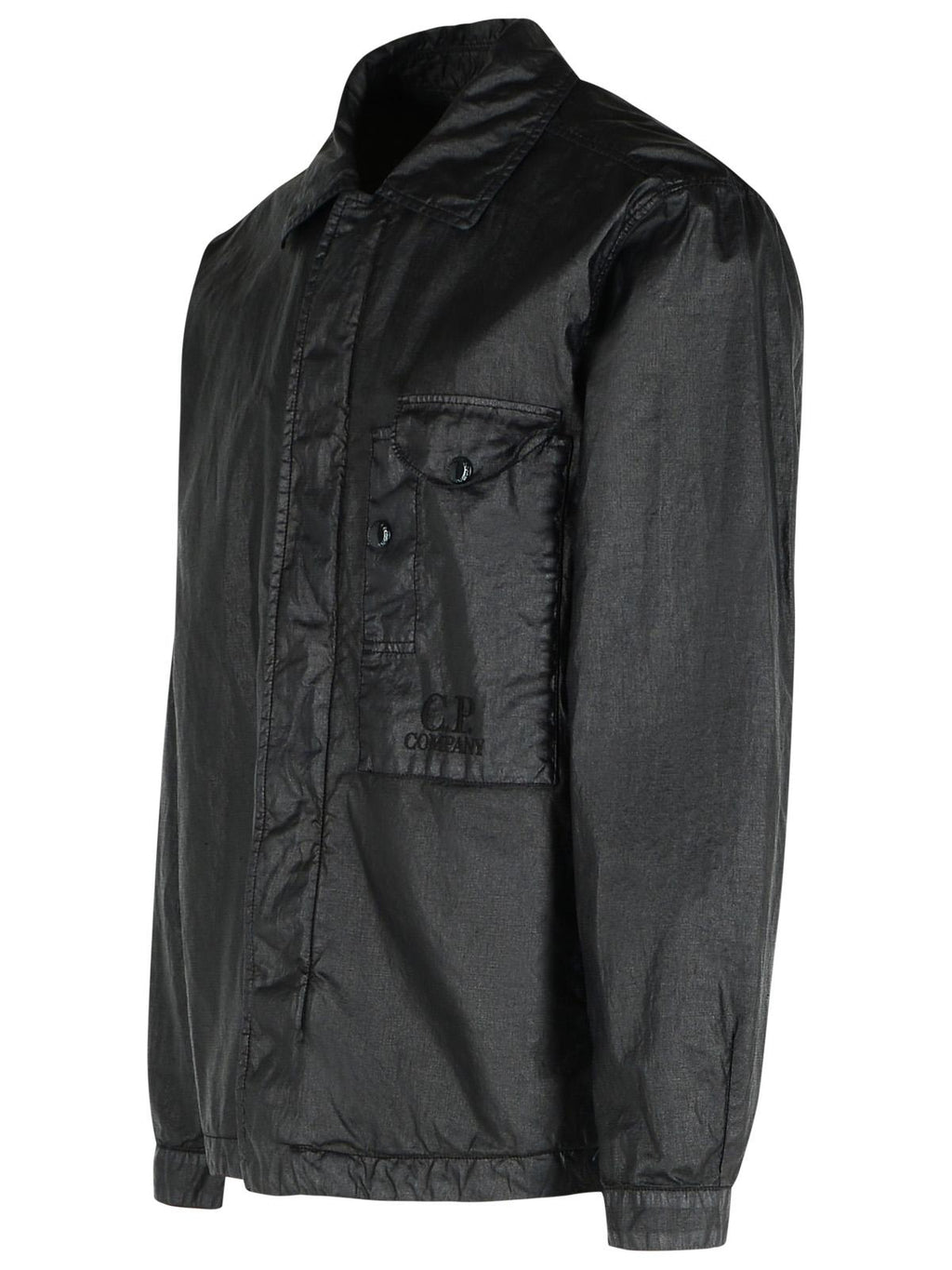 C.P. Company Black Linen Shirt Men