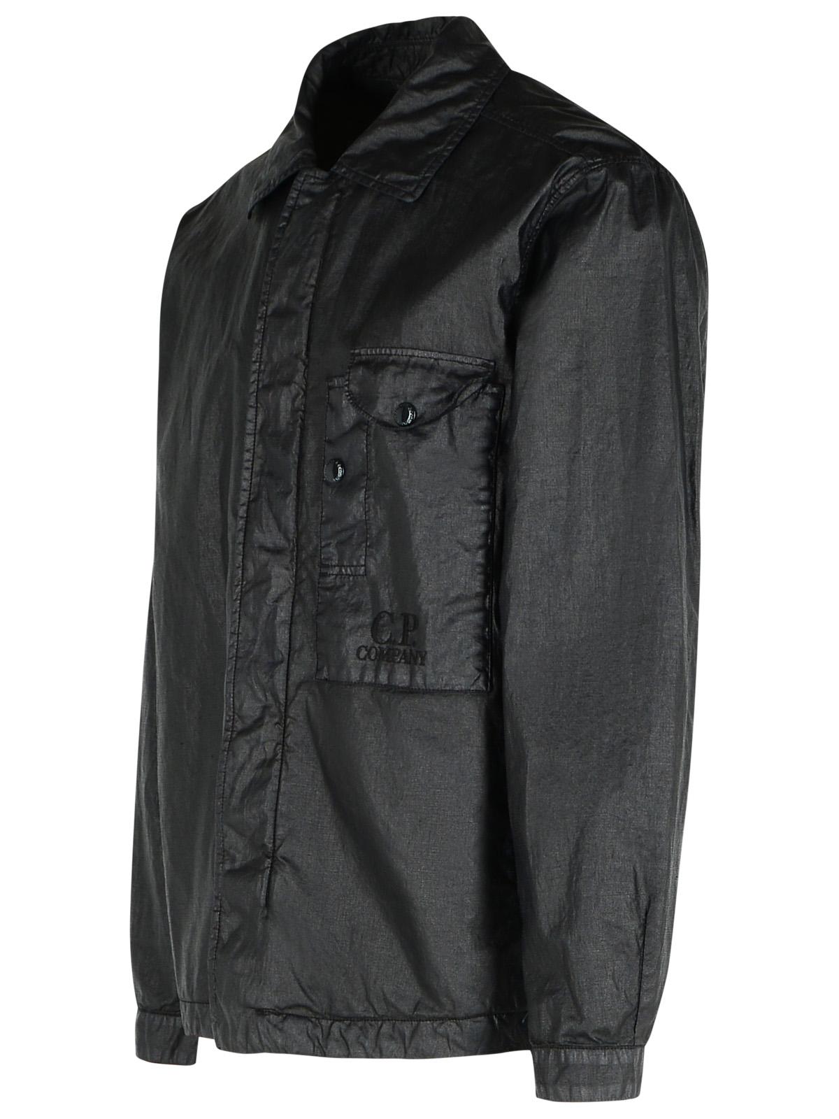 C.P. Company Black Linen Shirt Men