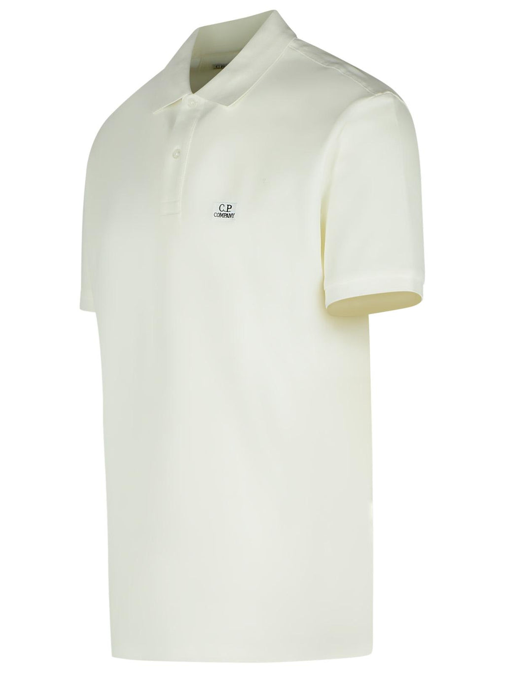 C.P. Company White Cotton Polo Shirt Men