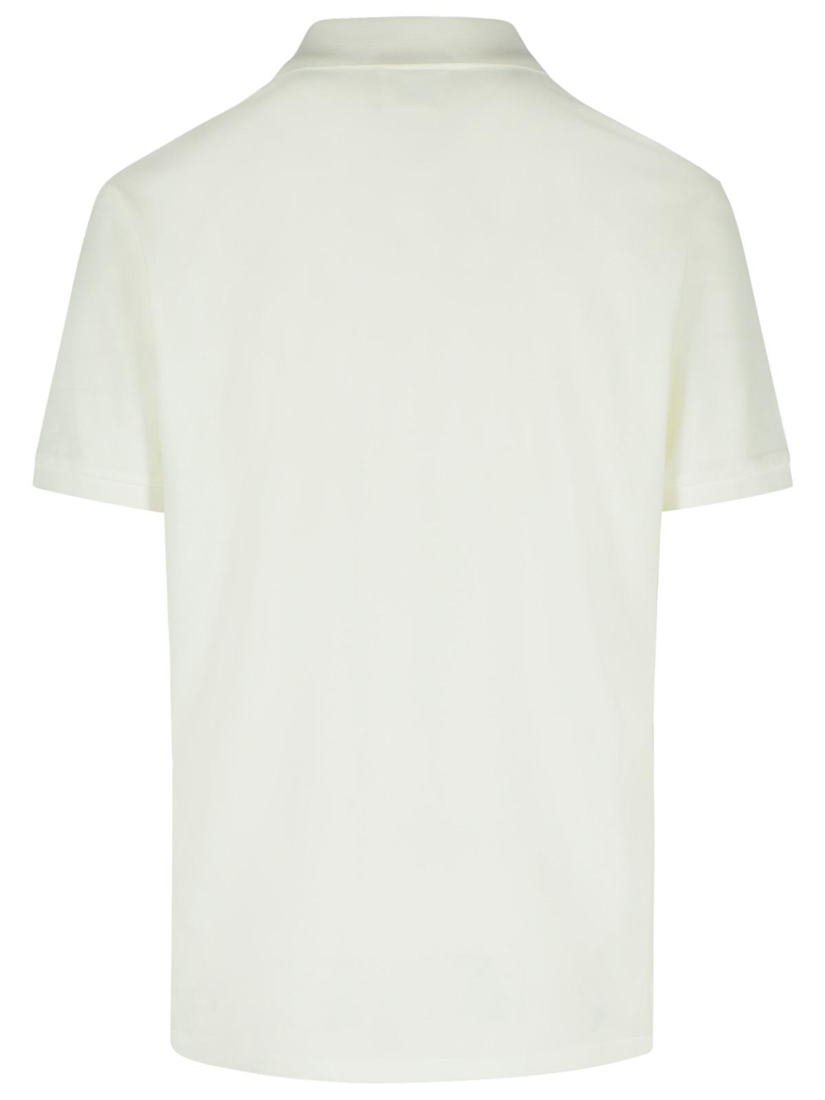 C.P. Company White Cotton Polo Shirt Men