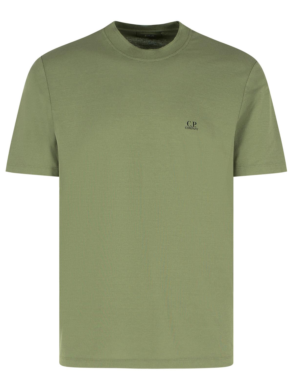 C.P. Company Green Cotton T-Shirt Men