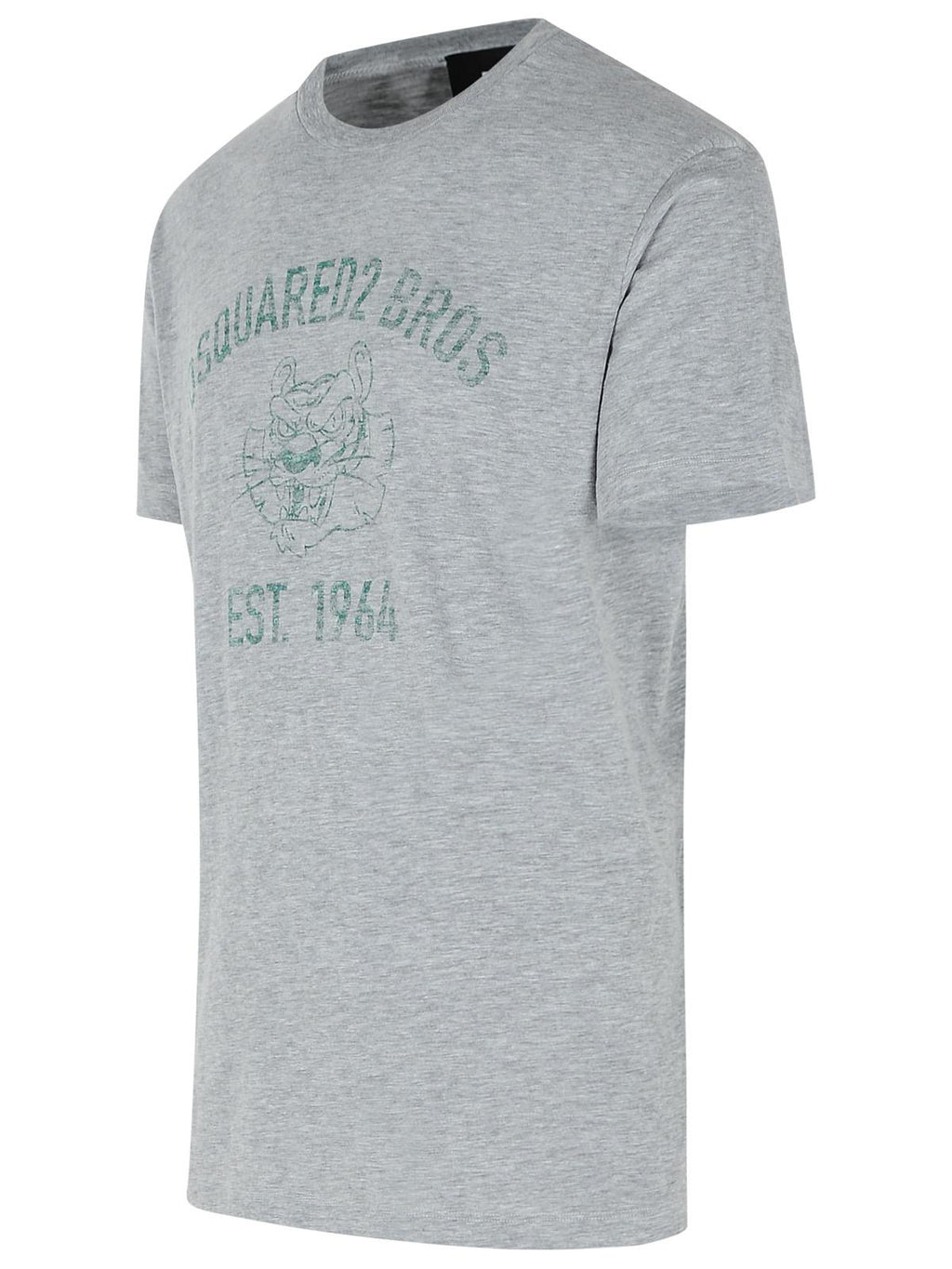 Dsquared2 Gray Cotton T-Shirt Men