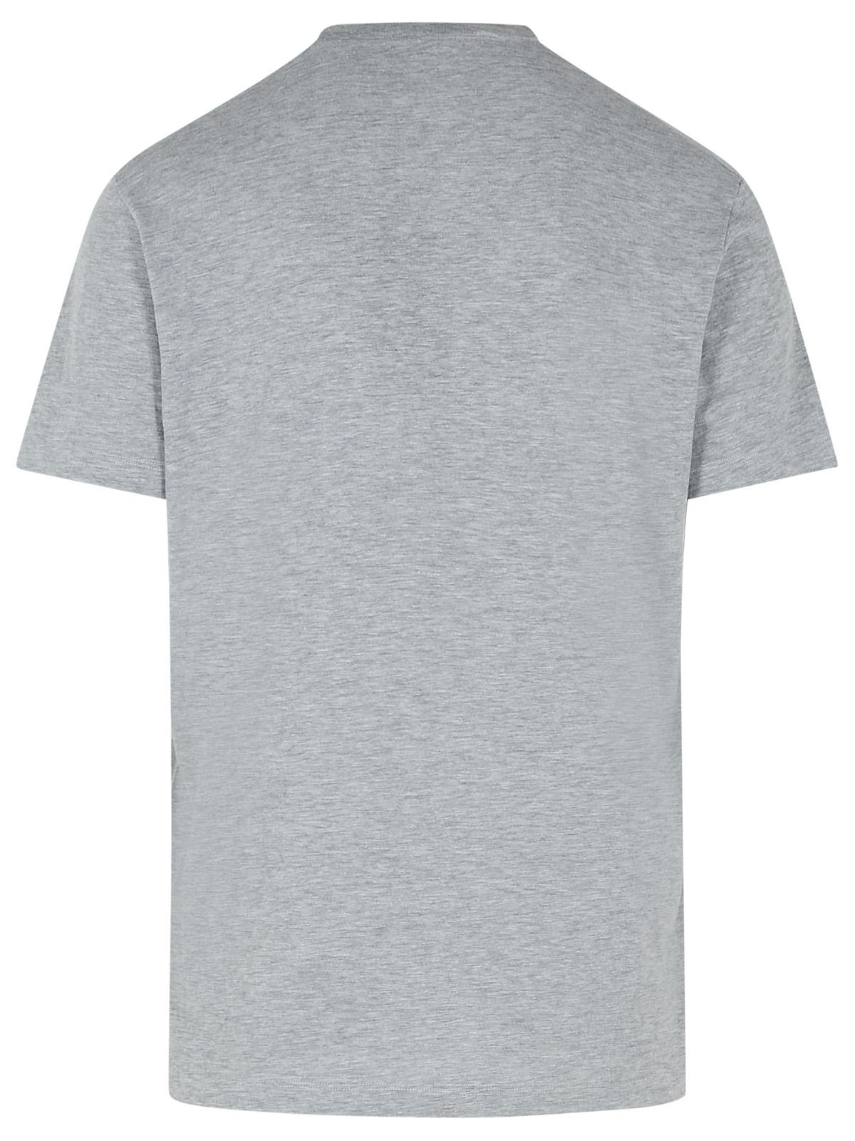 Dsquared2 Gray Cotton T-Shirt Men