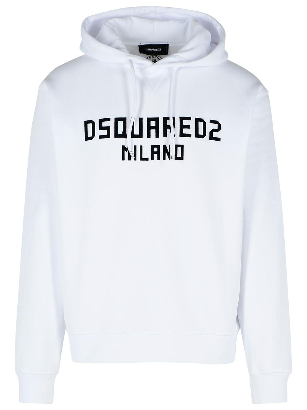 Dsquared2 White Cotton Sweatshirt Men