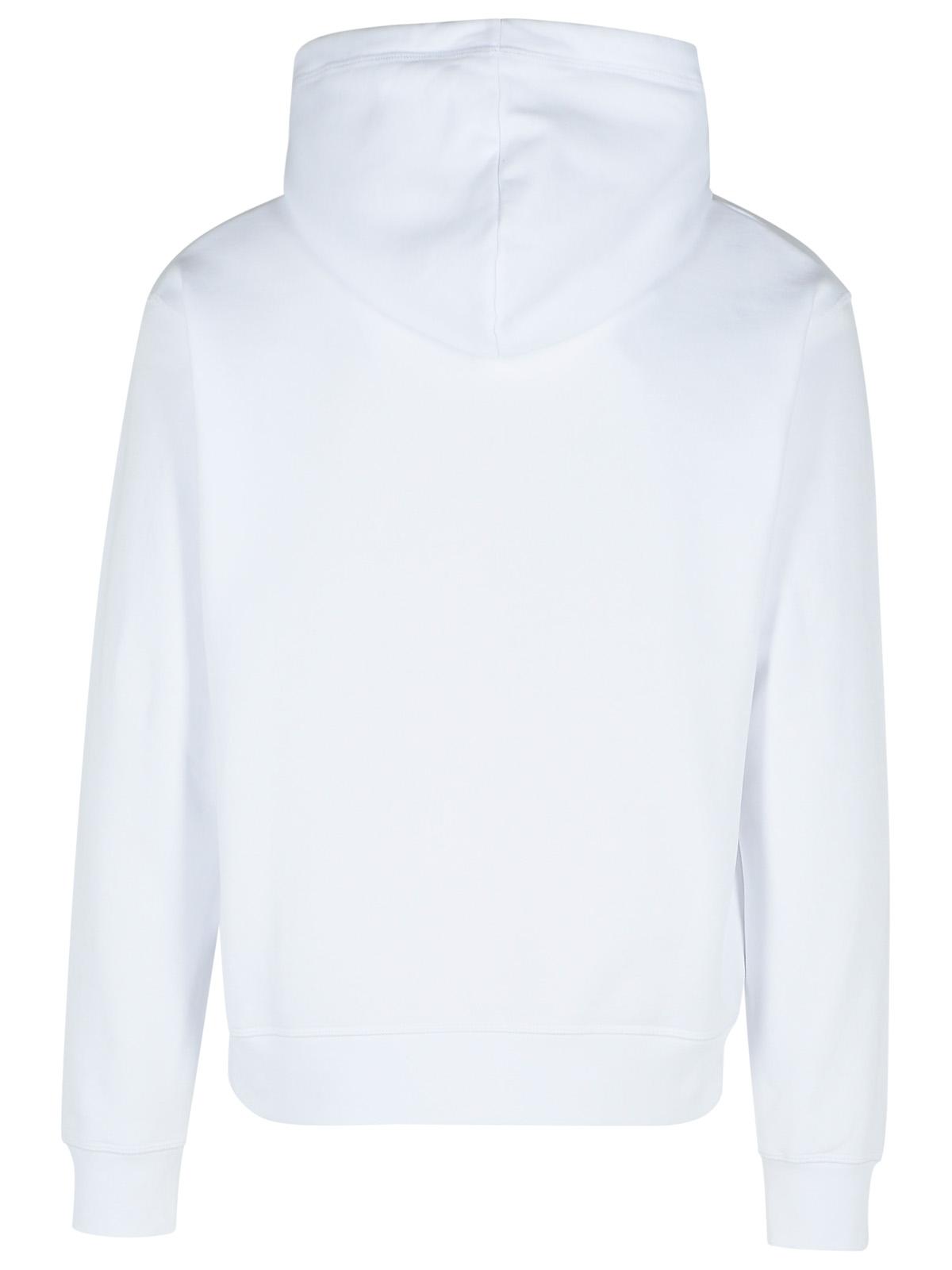 Dsquared2 White Cotton Sweatshirt Men