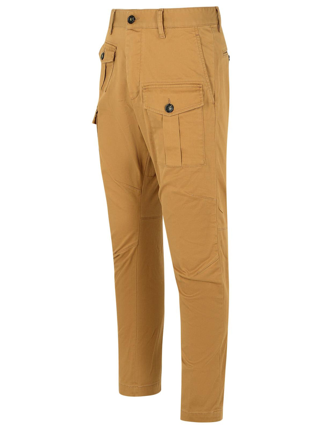 Dsquared2 'Sexy' Beige Cotton Cargo Pants Men