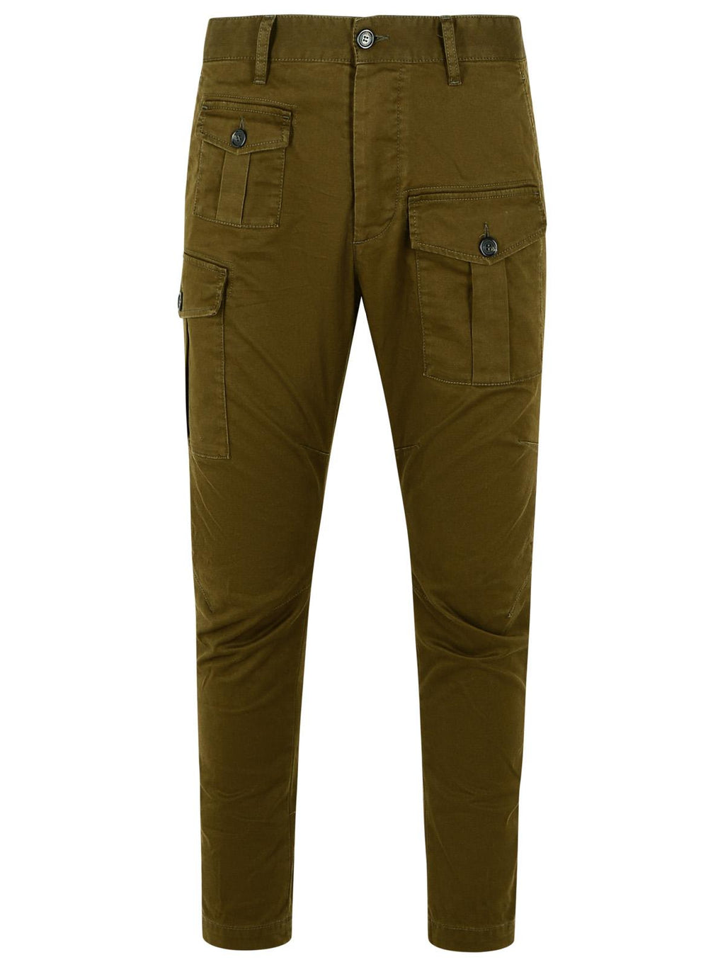 Dsquared2 'Sexy' Dark Green Cotton Cargo Pantone Men