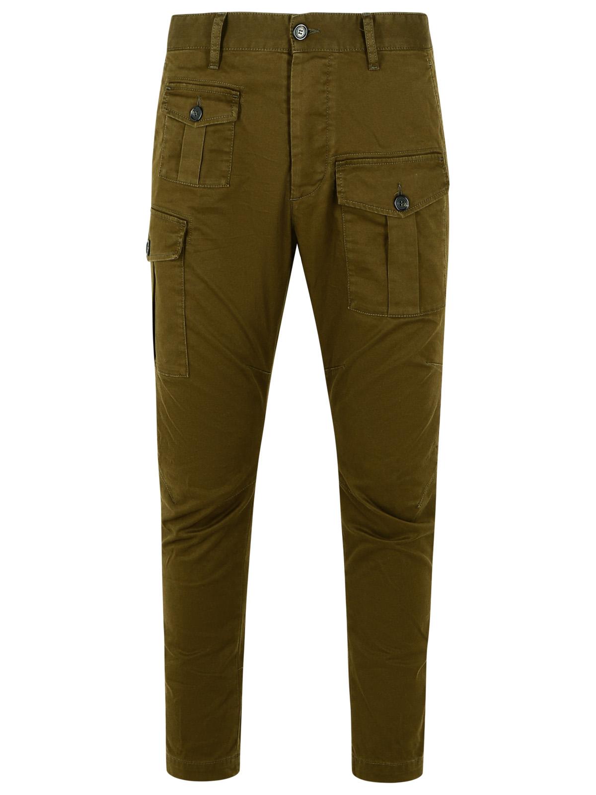 Dsquared2 'Sexy' Dark Green Cotton Cargo Pantone Men
