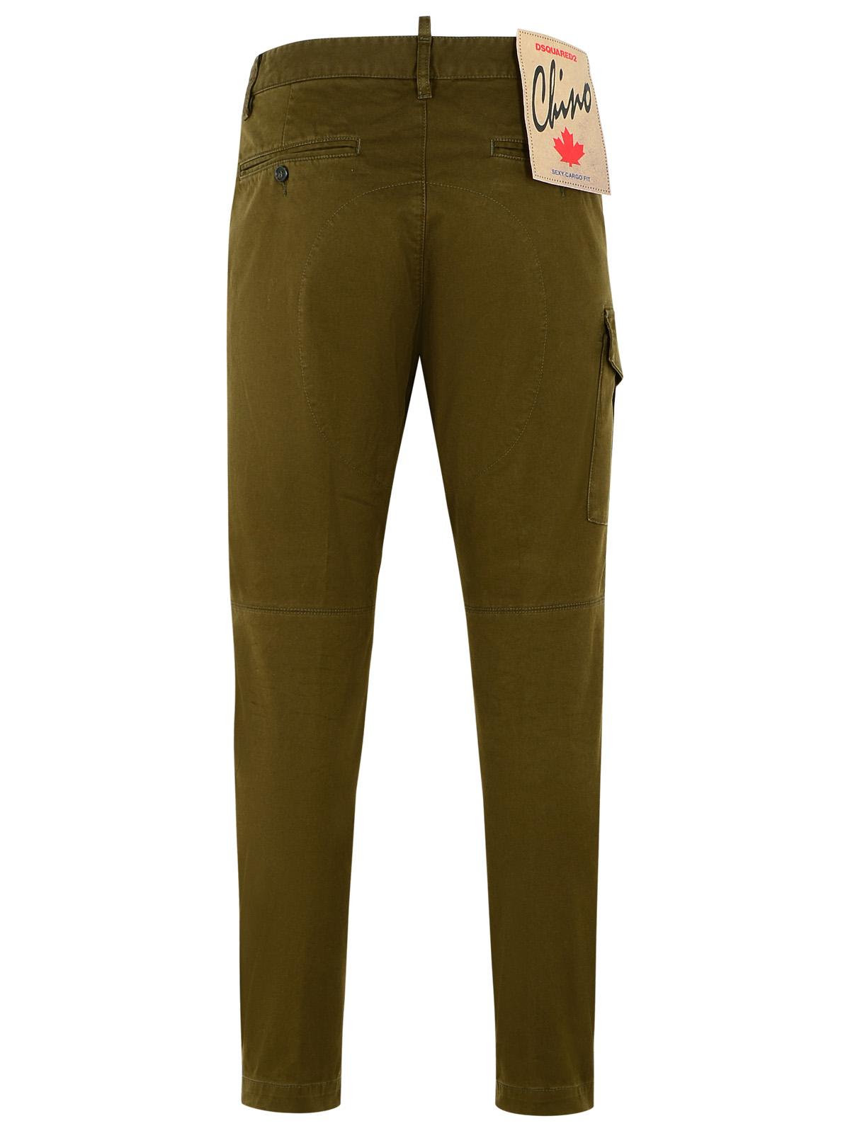 Dsquared2 'Sexy' Dark Green Cotton Cargo Pantone Men