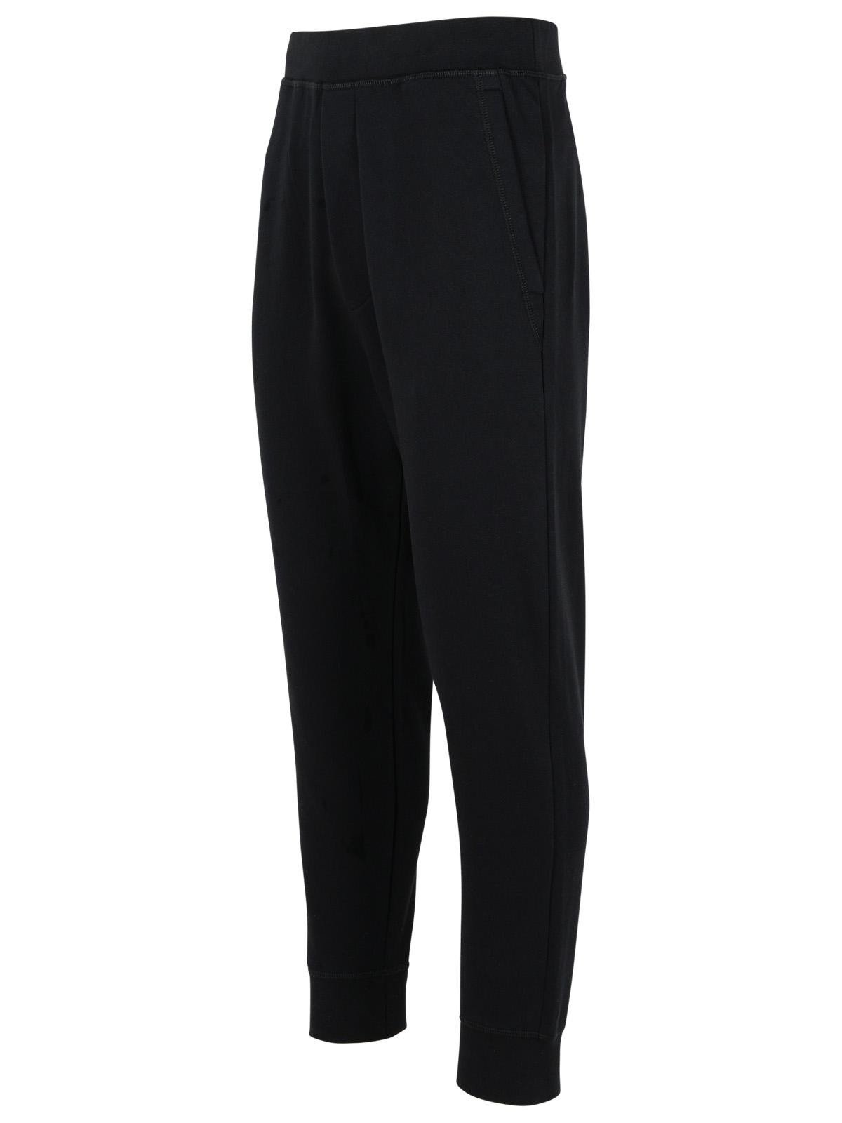 Dsquared2 Relaxed' Black Cotton Pants Men