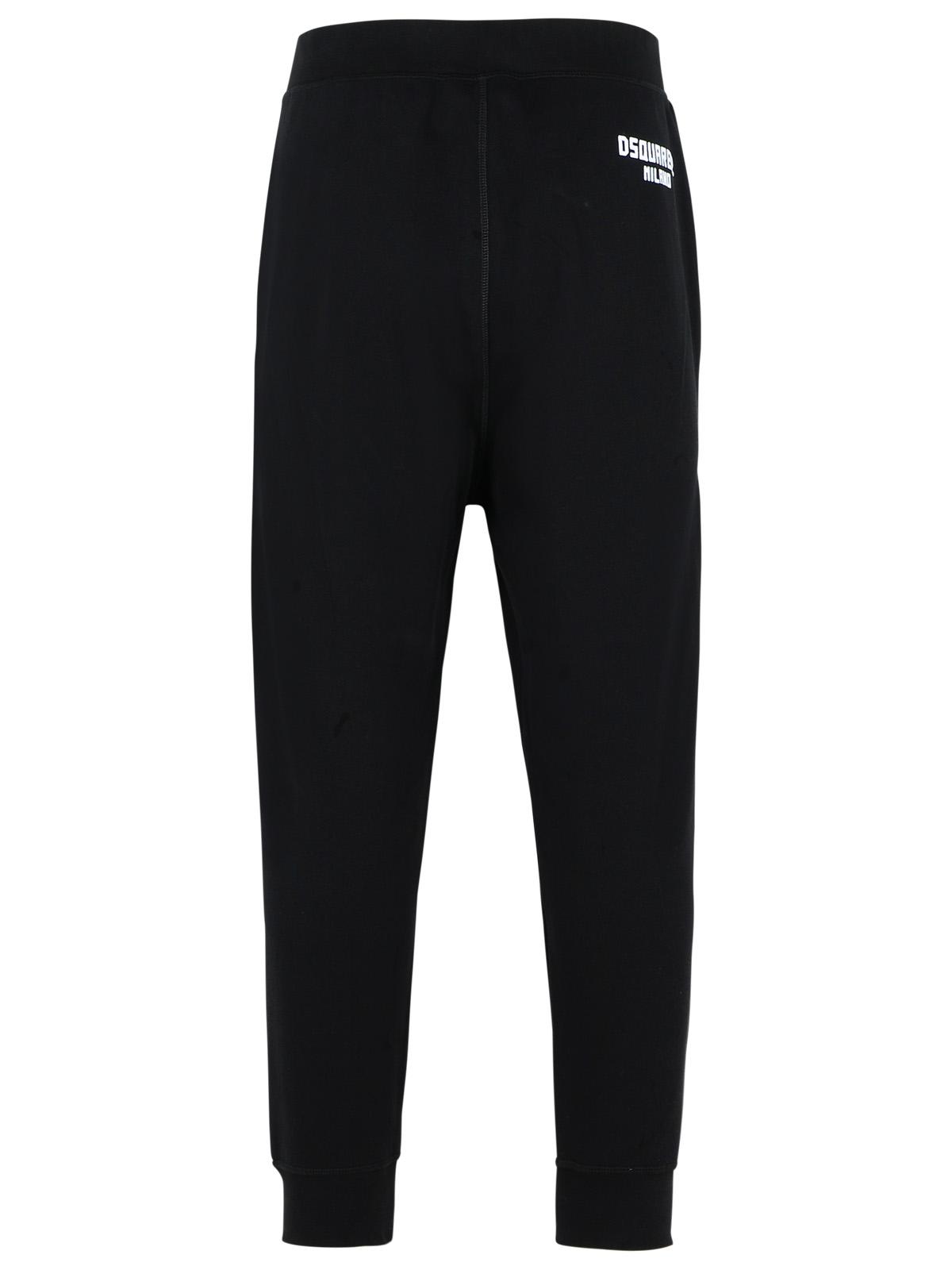Dsquared2 Relaxed' Black Cotton Pants Men